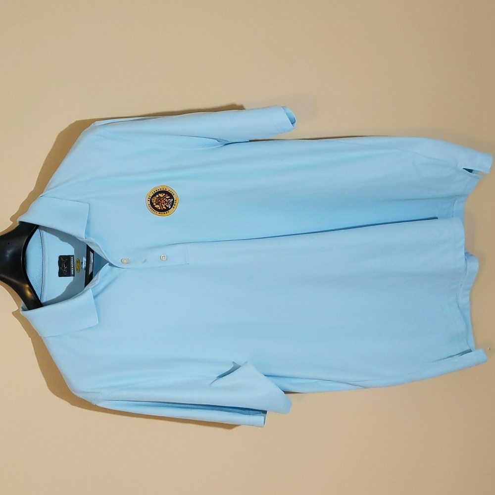 💵2/$10Bundle and Save💵Greg Norman| Light Blue Polo